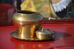 Paan pot in Kolkata, India.