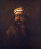 Bottega di Rembrandt. Ritratto di Rembrandt . 1660-1669 circa.