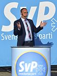 Stefan Jacobson, före detta partiledare för nynazistiska Svenskarnas parti (nedlagt 2015).