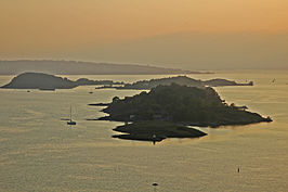 Oslofjord, vanaf Ekeberg in Oslo