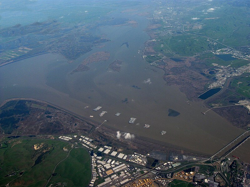 File:Aerial view of Carquinez Strait 1.jpg