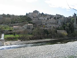 The Ardèche River in Balazuc