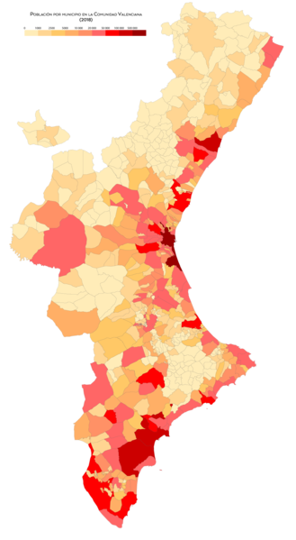 Población por municipio (2018)