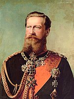 Portrait du Kaiser Frédéric III d’Allemagne par Bonsack (1880).