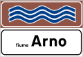 River sign