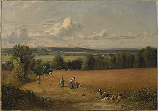 The Wheat Field by John Constable, 1816