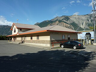 Lillooet railway station, British Columbia, 2011