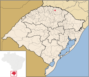 Kart over São Valentim