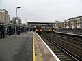 Silverlink EMUs 313122 and 313123 at Olympia