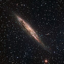 Выява NGC 4945, полученное на 2,2-метровом телескопе в обсерватории Ла-Силья