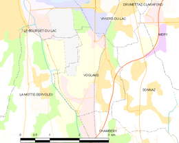 Voglans - Localizazion