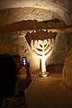 Menorah in Catacomb no. 20