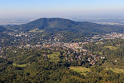 Panorama Baden-Baden dilihat dari Gunung Merkur.