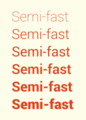 Roboto Weights (1,2,3,4,5,6)