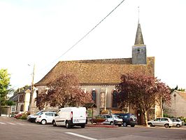 De kerk van Marchais-Beton