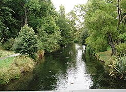 Avon River in den Christchurch Botanic Gardens