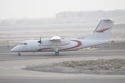 De Havilland DHC-8-200 der Abu Dhabi Aviation