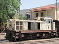 Diesellokomotive 27D im Bahnhof Ghinda