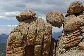 Rock Formations in the Lost Creek Wilderness in the Front Range