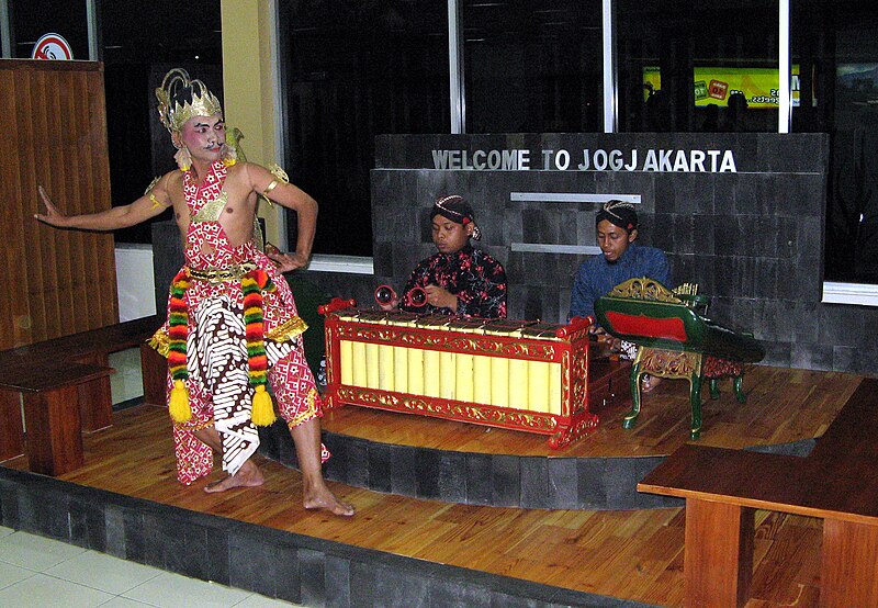 File:Gamelan in Yogyakarta Airport, Java 0932.jpg