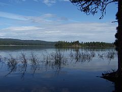 Howard Prairie Lake from its south shore