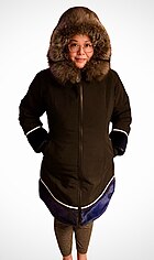 Modern women's parka by Victoria Kakuktinniq