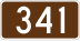 Route 341 marker