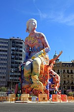 Falla de la place de la Mairie de Valence 2019