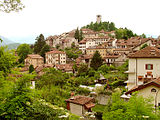 Historische Oberstadt von der Via Panoramica aus