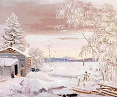 Winter Sunset in Savo Province, 1848