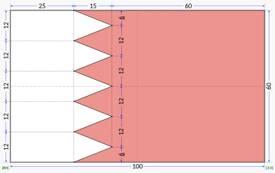 Flag construction sheet