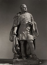 Sculpture en Terre cuite de Johan Ludvig Runeberg, 1852.