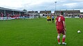 Nairn playing Brora Rangers in the 2013–14 North of Scotland Cup final