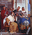 Galileo showing the Doge of Venice how to use the telescope (1858), fresco
