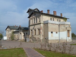 English: Railway station in Paulinenaue Deutsch: Bahnhof in Paulinenaue