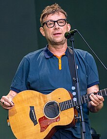 Albarn at Wembley Stadium in 2023