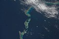 some of the islands of Ontong Atoll, ISS photo