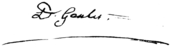 signature de Félicité de Genlis