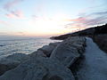 Pathway along the coastline