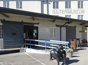 Entré till Hälleforsnäs Gjuterimuseum.