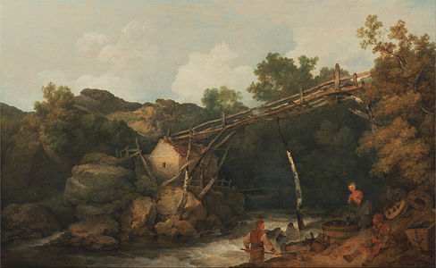 A View near Matlock, Derbyshire, 1785