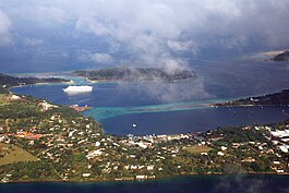 Overzichtsfoto van Port Vila