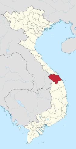 廣南省在越南的位置