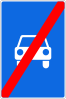 End of road for cars