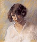 Portrait d'une jeune femme, 1910.