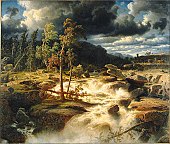 Vattenfall i småland 1856, マルクス・ラーション (1825-1864)