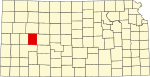 State map highlighting Lane County