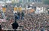 The Alexanderplatz demonstration on 4 November 1989 in East Berlin