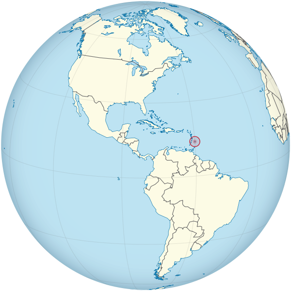 File:Barbados on the globe (Americas centered).svg