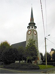 The church of Boiry-Sainte-Rictrude